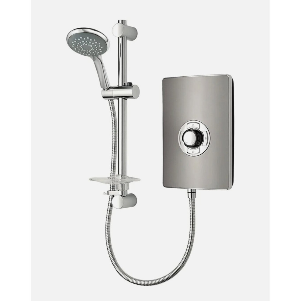 Triton Showers RECOL209GUNMTL Collection Contemporary Electric Shower