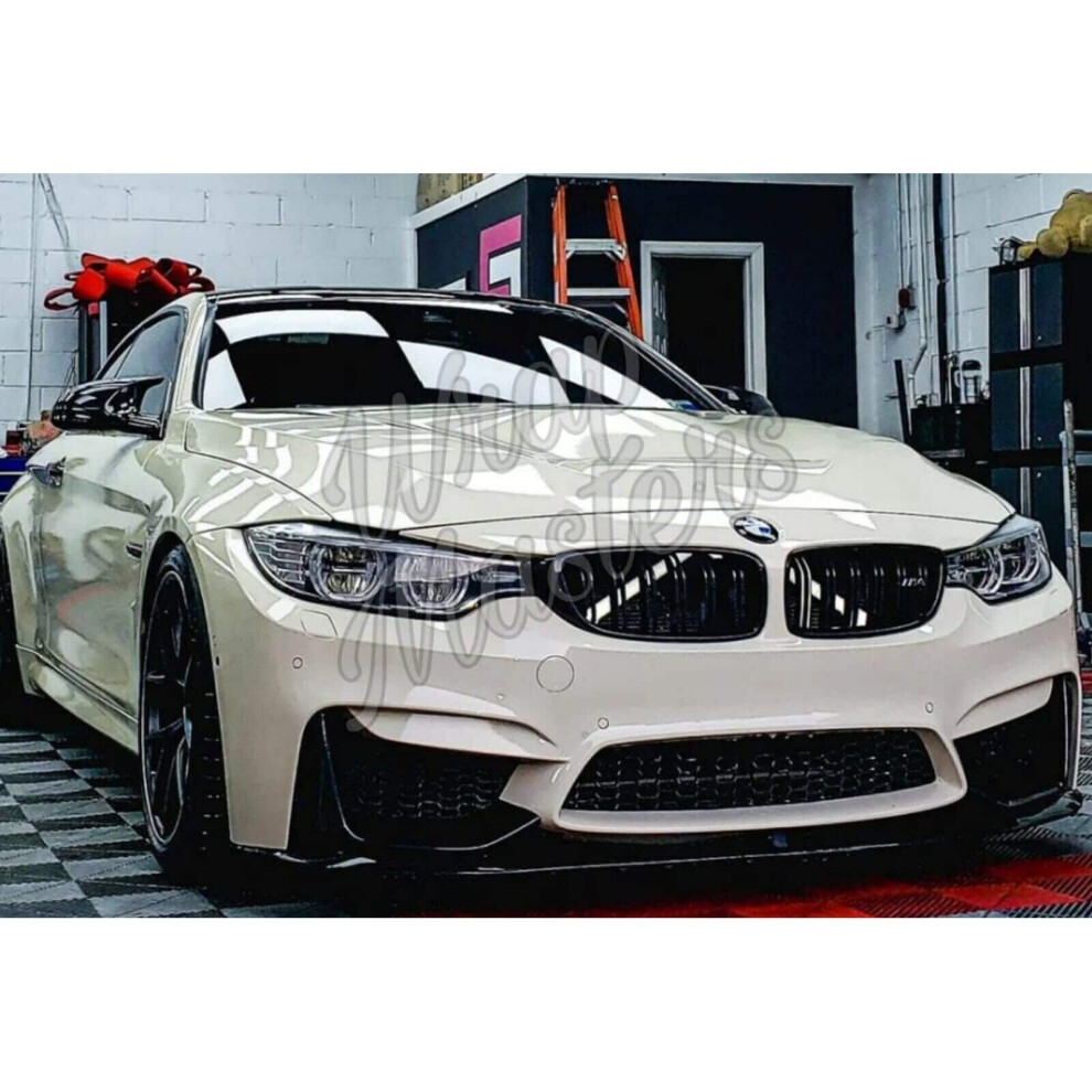 BMW White Vinyl Front Grille Trim Strips Pipe V Brace For BMW F20, F21, F22,F23,F24,F44,F40 1 & 2 Series