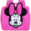Disney Disney Minnie Mouse Fuzzy Pink Backpack - Pink 1