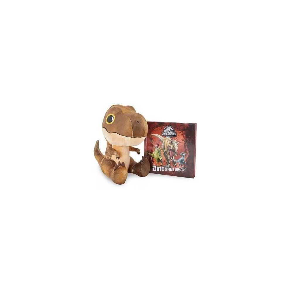 Kohl's Cares Jurassic World T. Rex dinosaur Book and Soft Plush Doll