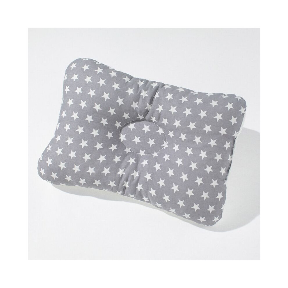 (Gray) Baby Nursing Pillow Baby Sleep Support Shape Prevent Flat Head