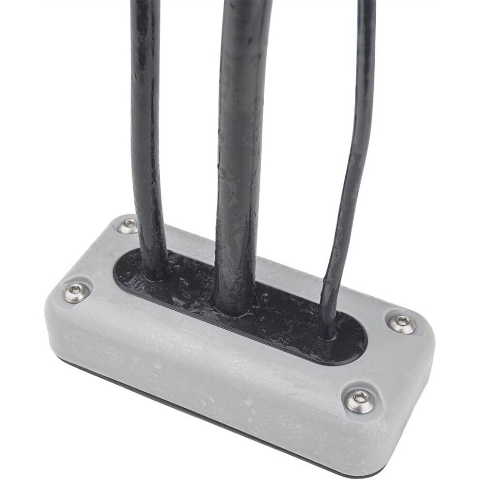 Seaview Grey Abs Plastic Cable Gland - Uv Stable - Multi Cable(Up To 2-17Mm Each) 015568068409
