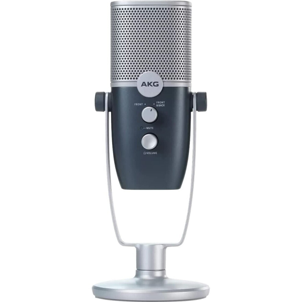 AKG Pro Audio Ara Professional USB-C Condenser Microphone, Dual Pattern Audio Capture Modes for Podcasting, Video Blogging, Gaming and ..