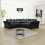 (Large Corner Sofa) Lisbon Large Corner Sofa or 3 & 2 Seater Sofa Set 1