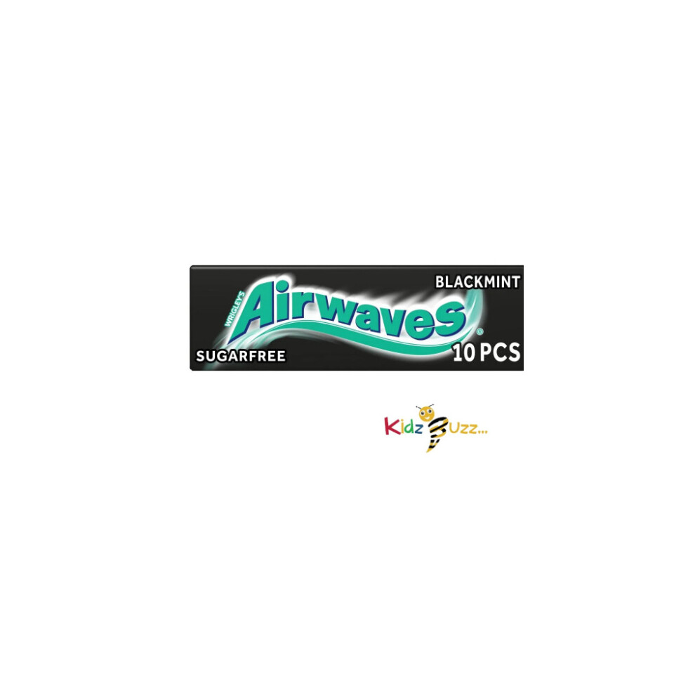 (Pack of 30) Wrigley's Airwaves Black Mint Chewing Gum