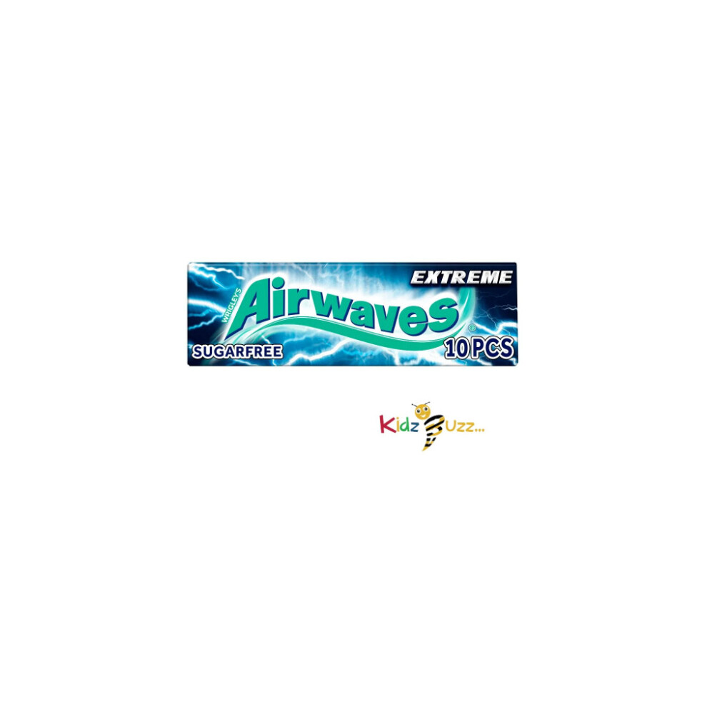 (Pack of 10) Wrigley's Airwaves Extreme Chewing Gum