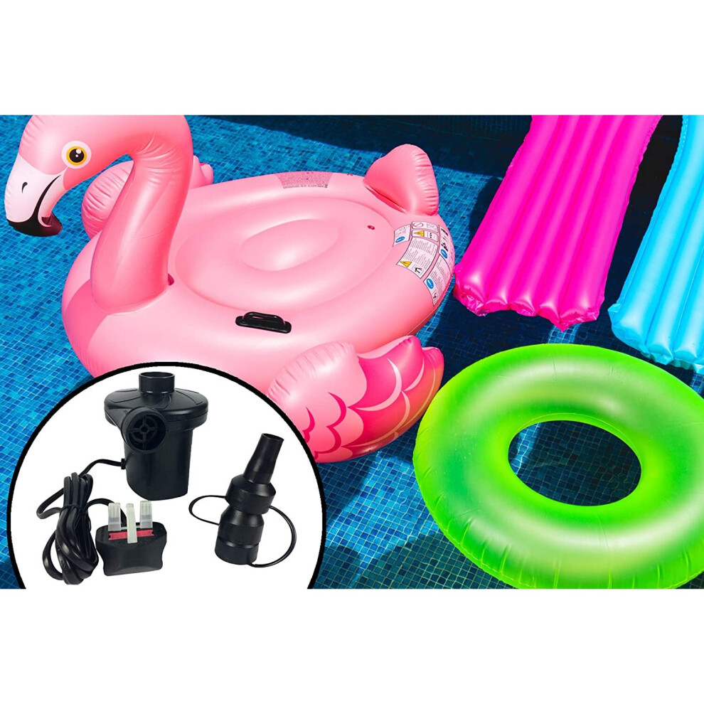 Leisure 240v Electric Air Pump, Kids Pool Beach Ball Floating Aid