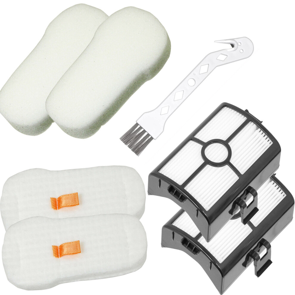 Spares2go Filter Kit X 2 For Shark Hz500 Hz500ukt Foam Felt Motor Hepa Allergen
