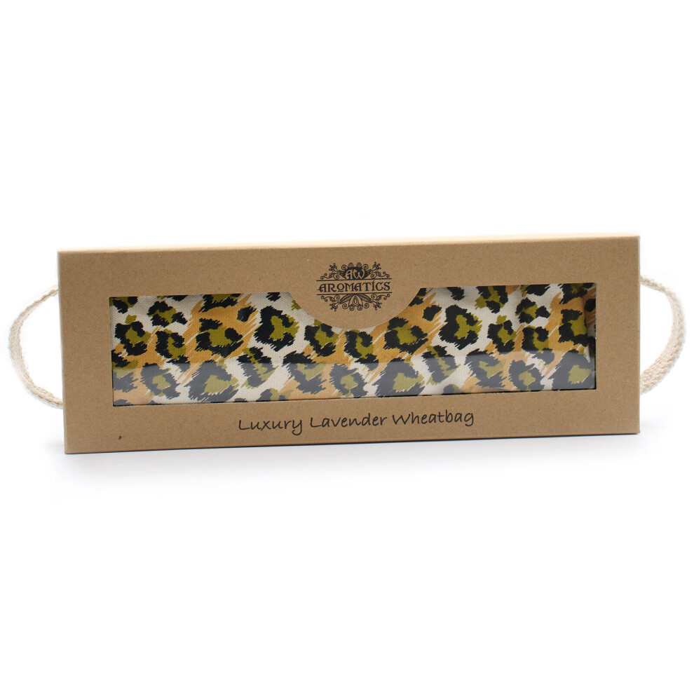 Ancient Wisdom (Leopard) Aromatics Cotton Lavender Wheat Bag (Gift Boxed)