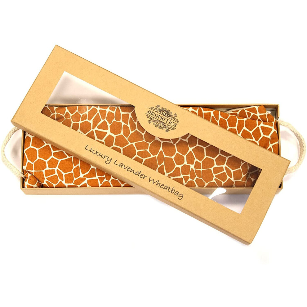 Ancient Wisdom (Giraffe) Aromatics Cotton Lavender Wheat Bag (Gift Boxed)