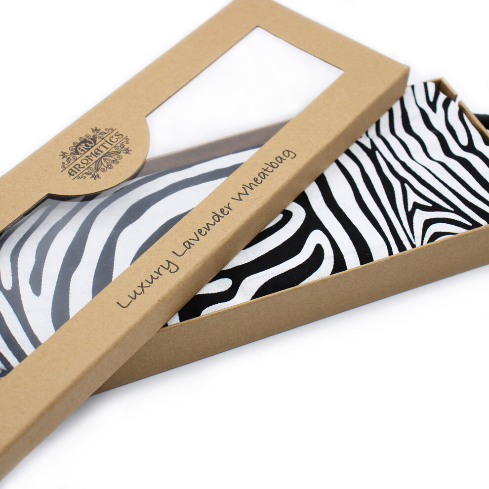 Ancient Wisdom (Zebra) Aromatics Cotton Lavender Wheat Bag (Gift Boxed)