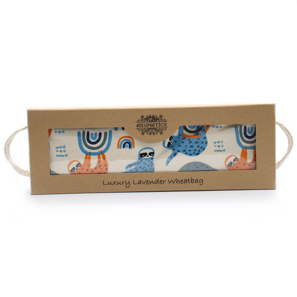 Ancient Wisdom (Lazy Sloth) Aromatics Cotton Lavender Wheat Bag (Gift Boxed)