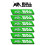 1000x BULL BRAND Green Cut Corners Rolling PAPER Rizla Filters Smoking 2