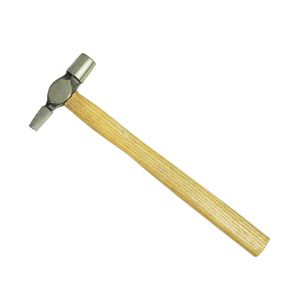 13" Traditional Wooden Shaft Pin Hammer Drop Forged Head Pro DIY Nails Carpentry