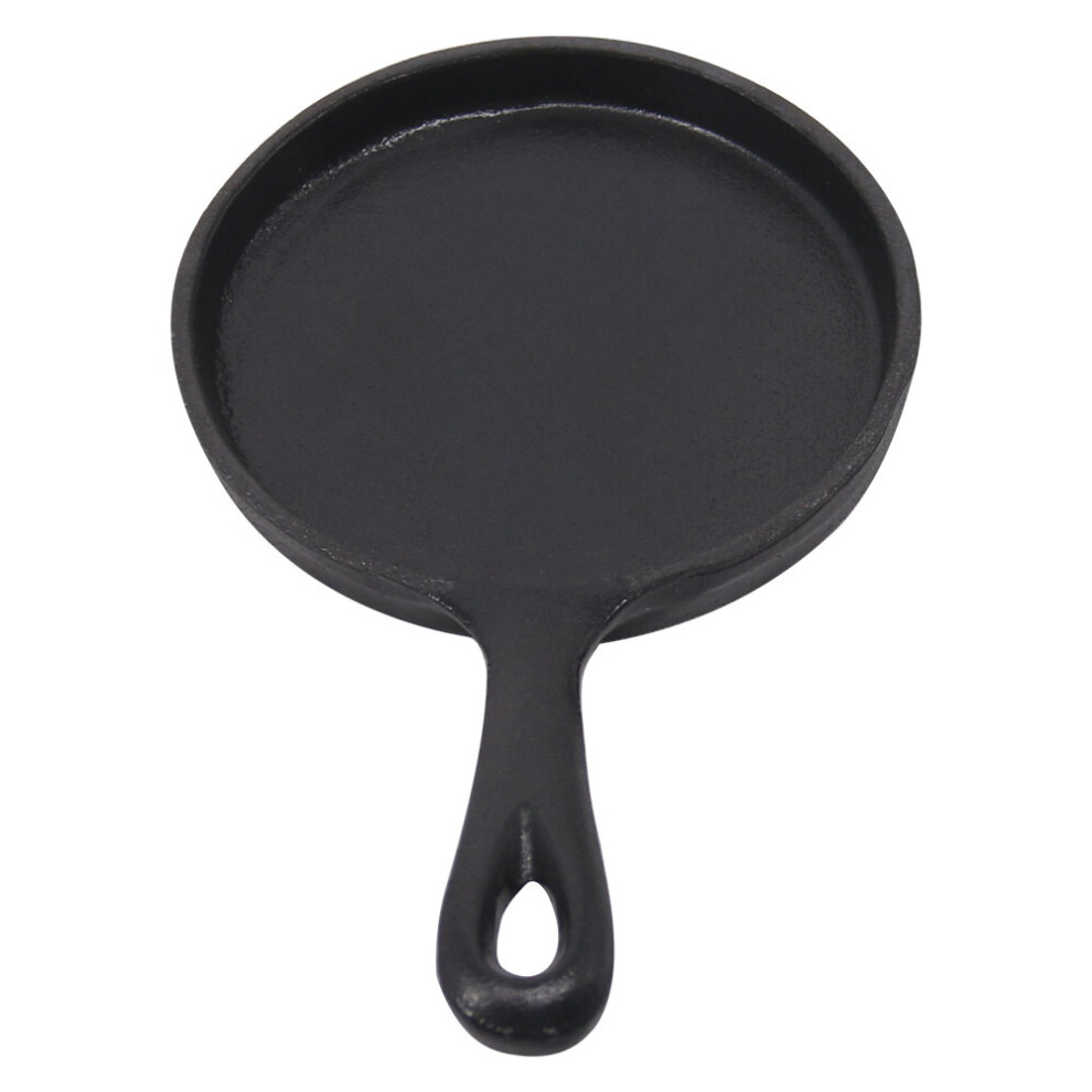 NRG Cast Iron Pizza Pan Enamel Griddle Frying Pan Kitchen Pancake Skillet Crepe Pan 5"