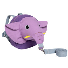 (purple) Cute Elephant Backpack With Anti-Lost Rope