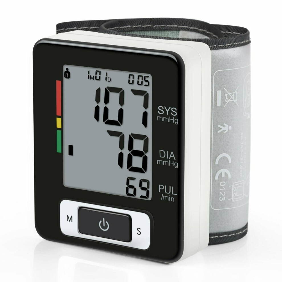 Sesamegate Wrist Blood Pressure Monitor, Automatic Digital Bp Tester Machine