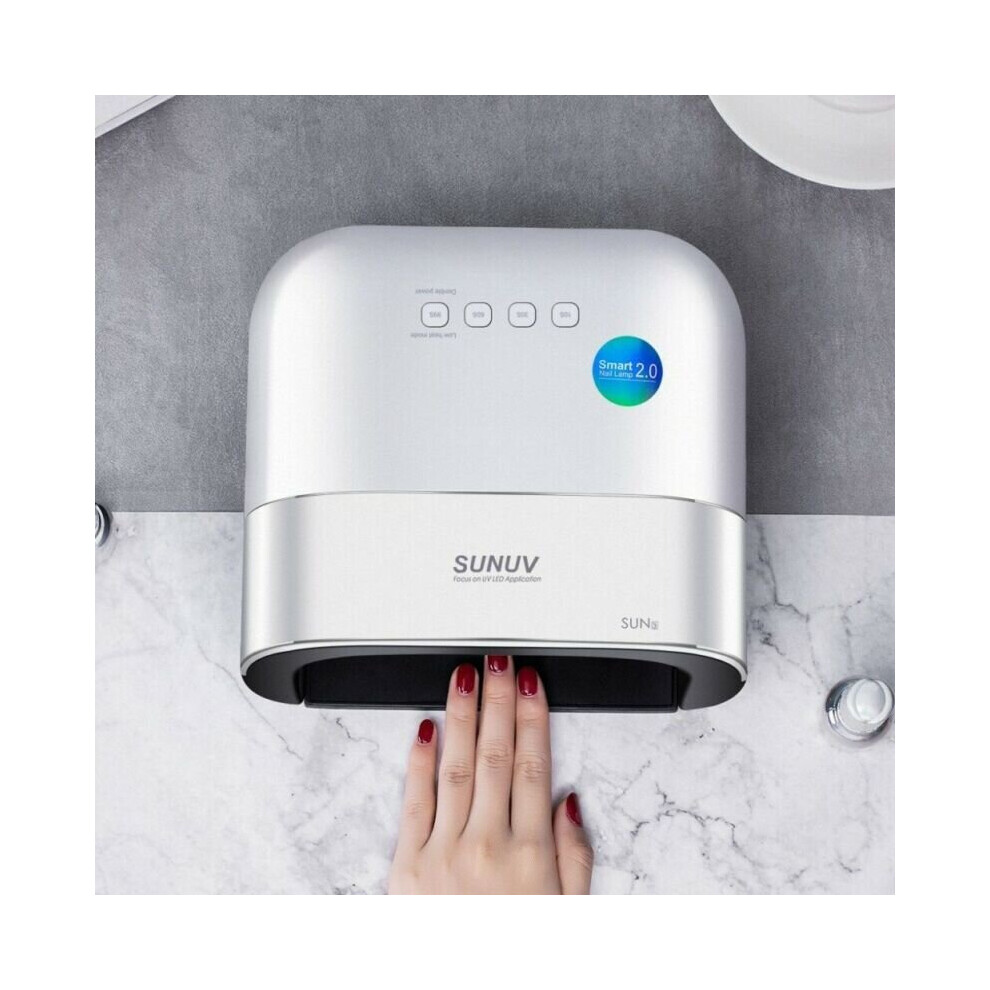 48W SUN3 Nail Lamp UV LED Gel Nail Dryer Cure Manicure Pedicure Machine