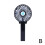 Ranpo (Black) 3 Modes Portable Folding Desk Fan Mini Hand-held Cooler Cooling USB Rechargeable 1