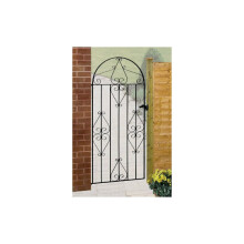 (838mm GAP X 1791mm High) Classic Tall Bow Top Metal Gate