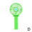 Ranpo (Green) 3 Modes Portable Folding Desk Fan Mini Hand-held Cooler Cooling USB Rechargeable 1