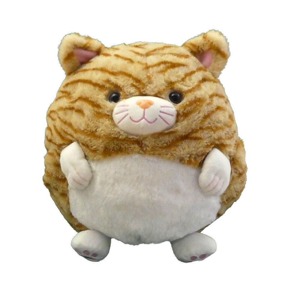 (Tabby Cat) Cozy Time Fluffy Faux Fur Giant Hand Warmer