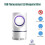 Portable Mosquito Killer Lamp USB Powered Bug Zapper Trap UV Light 2