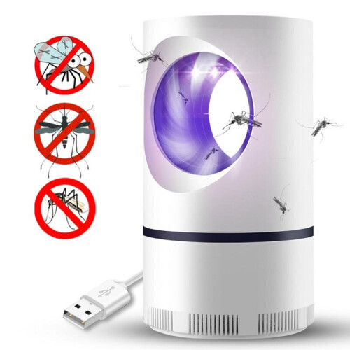 Electric Fly Insect Bug Pest Mosquito Killer Zapper UV LED Lamp White