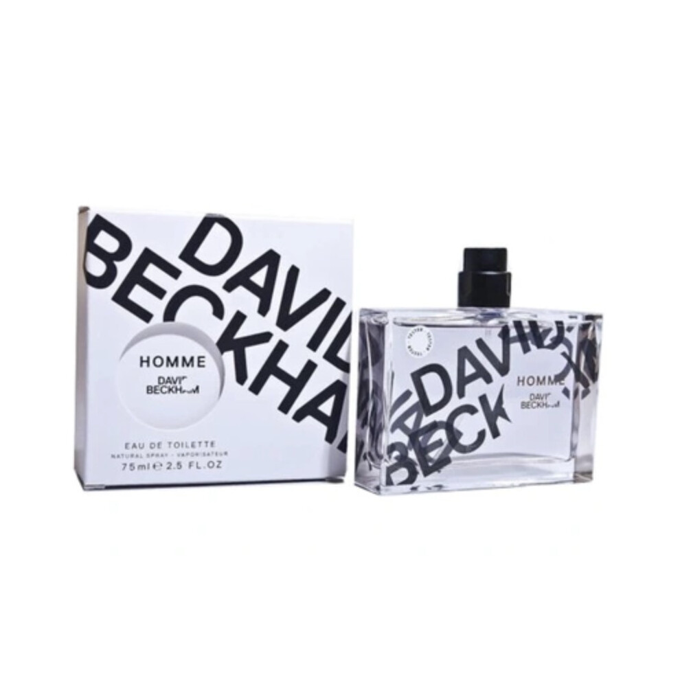david beckham homme eau de toilette 75ml tester
