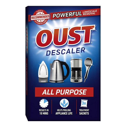 Oust Oust All-Purpose Descaler Limescale Remover, 3 Sachets, 1pk 1