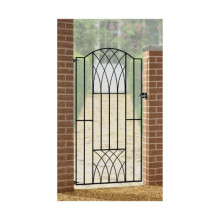 (950mmGAP X 1798mm High) Abbey Tall Bow Top Metal Garden Gate 1798mm High