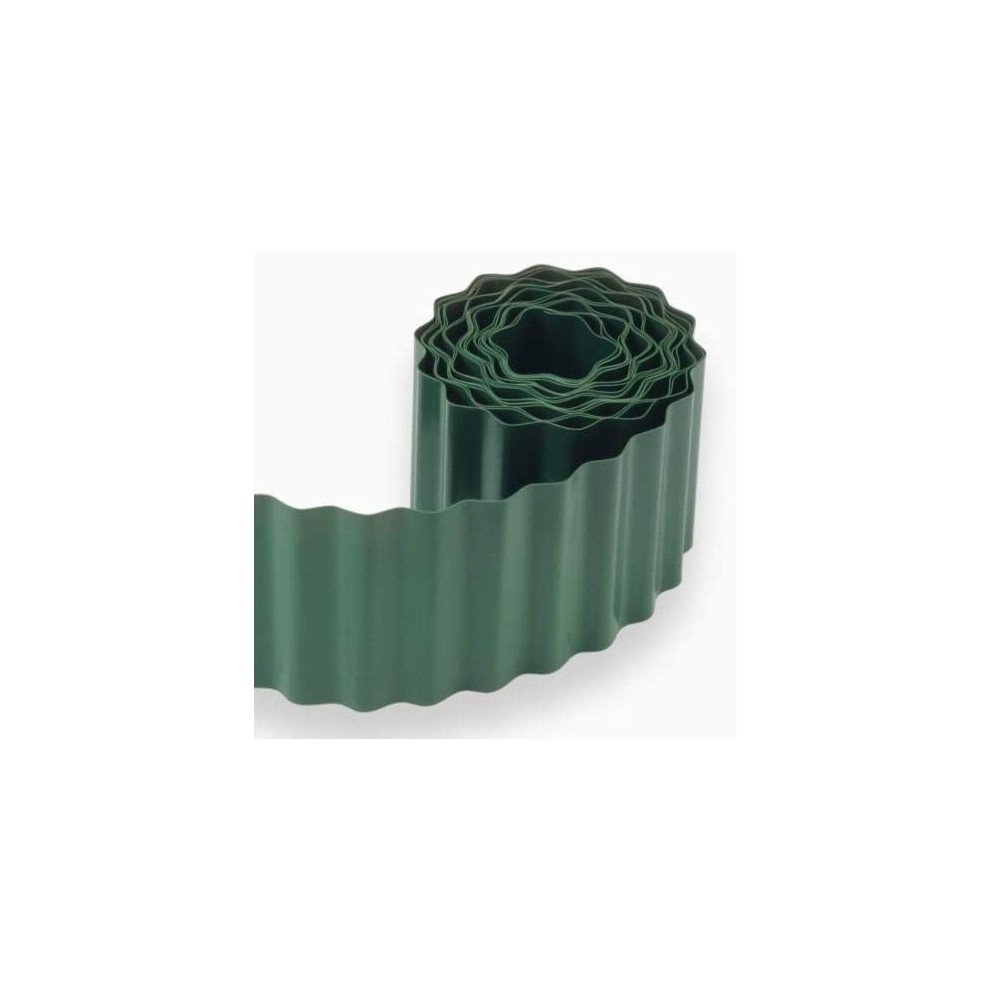 Garden Lawn Edging Border 6m Plastic Edge Roll Lawns Border Flower Bed