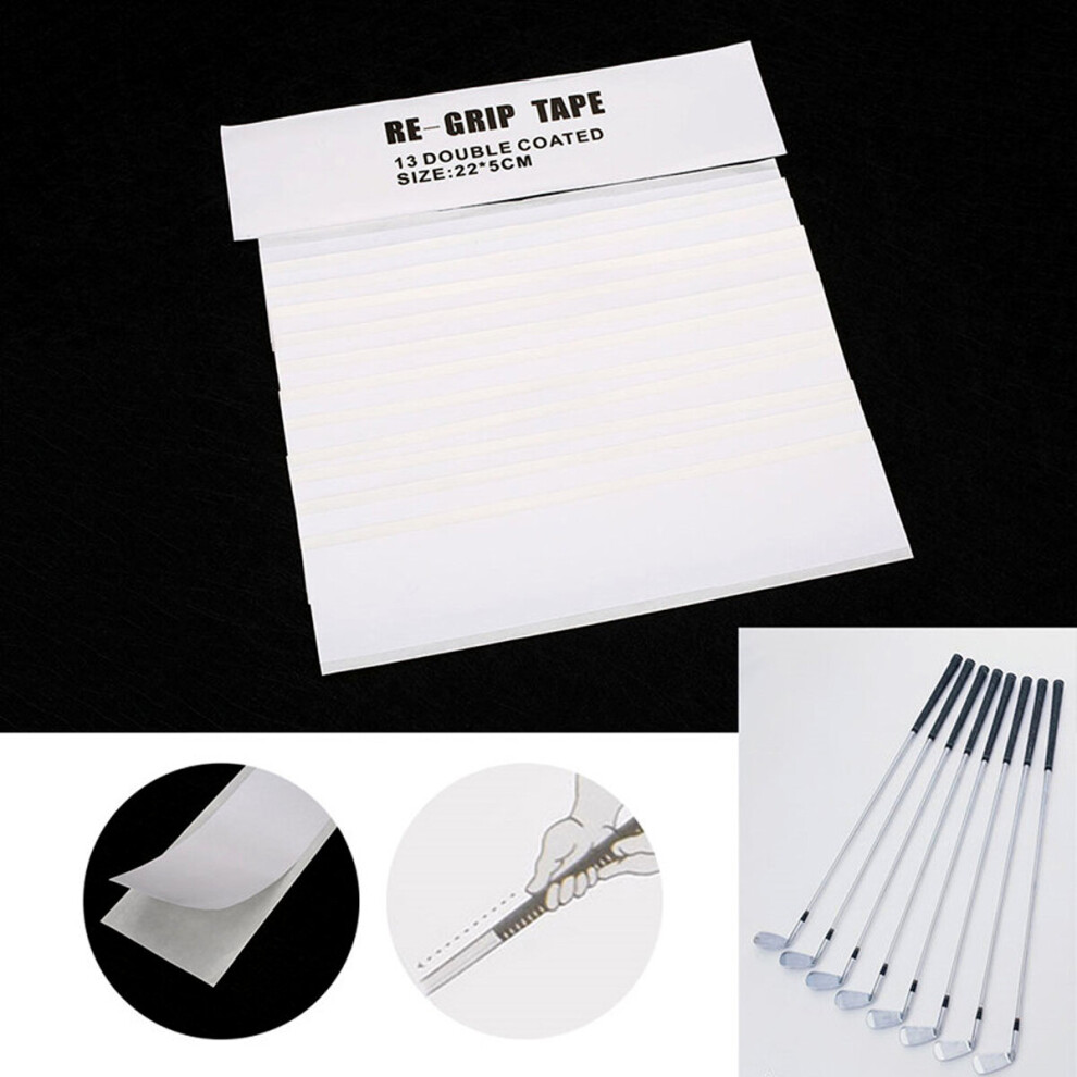 Golf Club Re-Grip Tape 9 Inch Strips Pack of 15