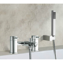 Bathroom Waterfall Chrome Mixer Tap Bathroom Taps with Hand Held | Boston
