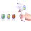 Three Color Display Non-Contact Forehead Infrared Thermometer - Handheld, LED Backlit LCD, 1-5 cm Range, Celsius/Fahrenheit 2