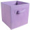 (Purple) 4x Storage Cube Boxes Clothes Organiser Foldable 7