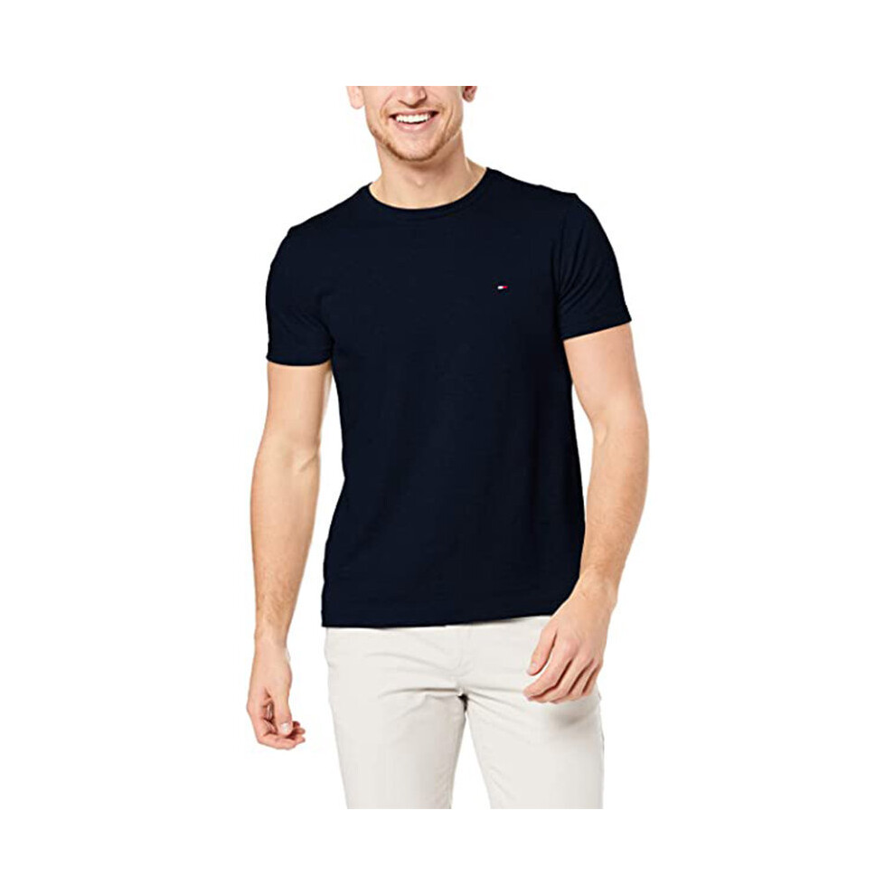 (S) TOMMY HILFIGER Mens T Shirt Crew Neck Short Sleeve