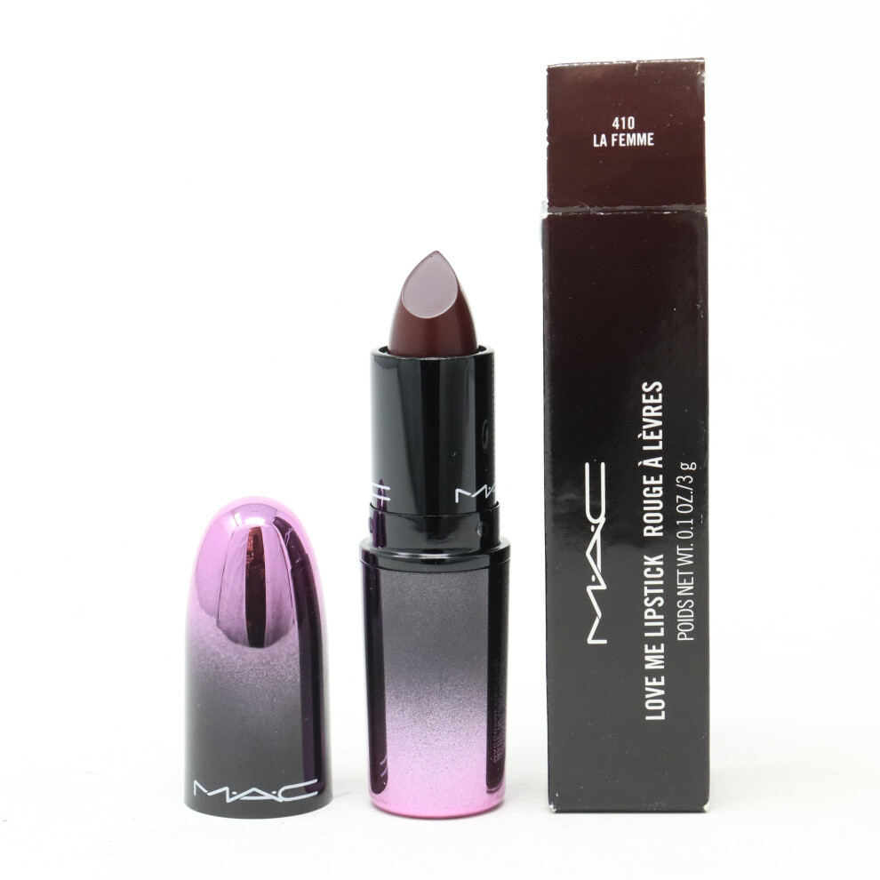 (410 La Femme) Mac Love Me Lipstick  0.1oz/3g New With Box