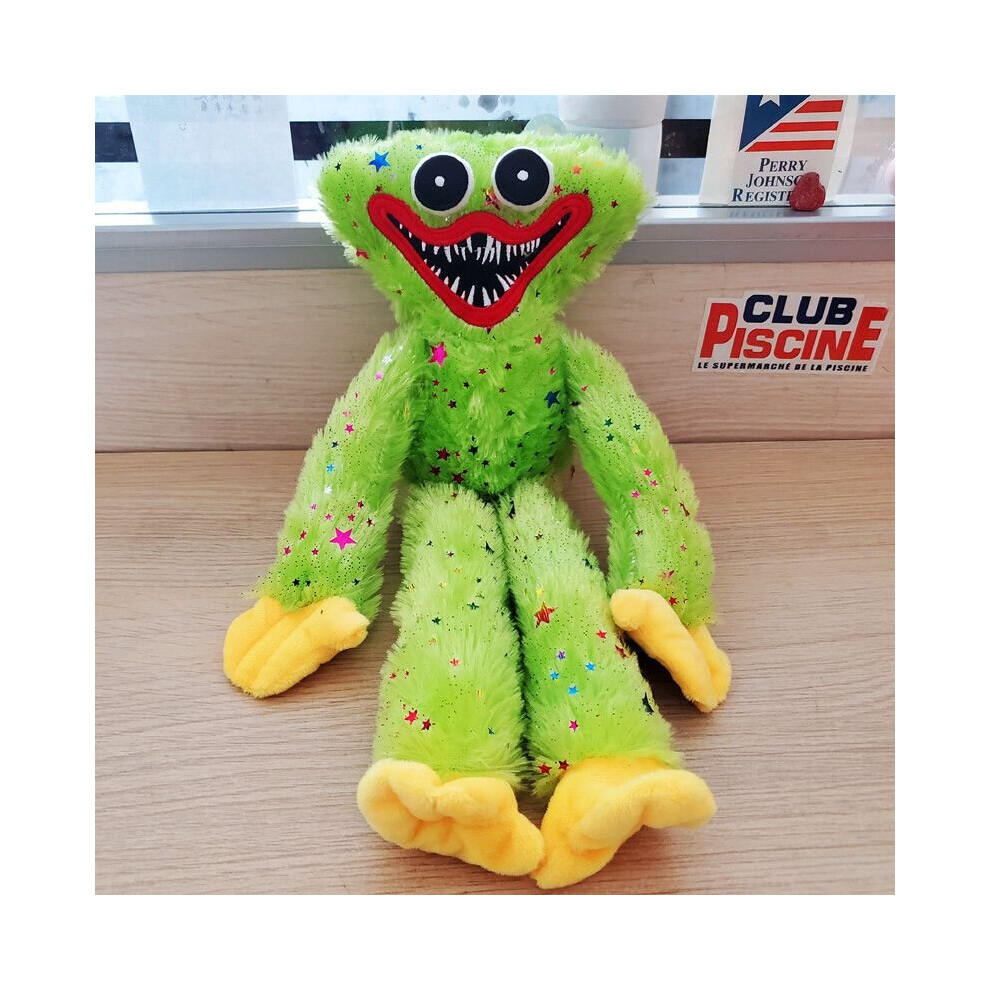 (Green) 40Cm Huggy Wuggy Plush Toy Soft Stuffed Poppy Playtime Horror Doll Kid Gift Green