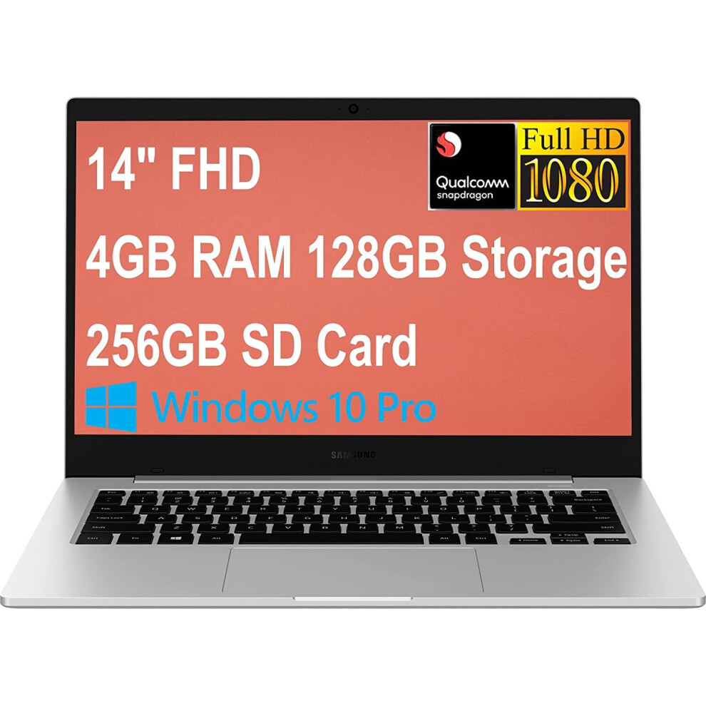 Samsung Galaxy Book Go 14 Business Laptop Computer 14" Fhd Display Octa-Core Qualcomm Snapdragon 7C Gen 2 Processor 4Gb Ram 128Gb Storage + 840262752282