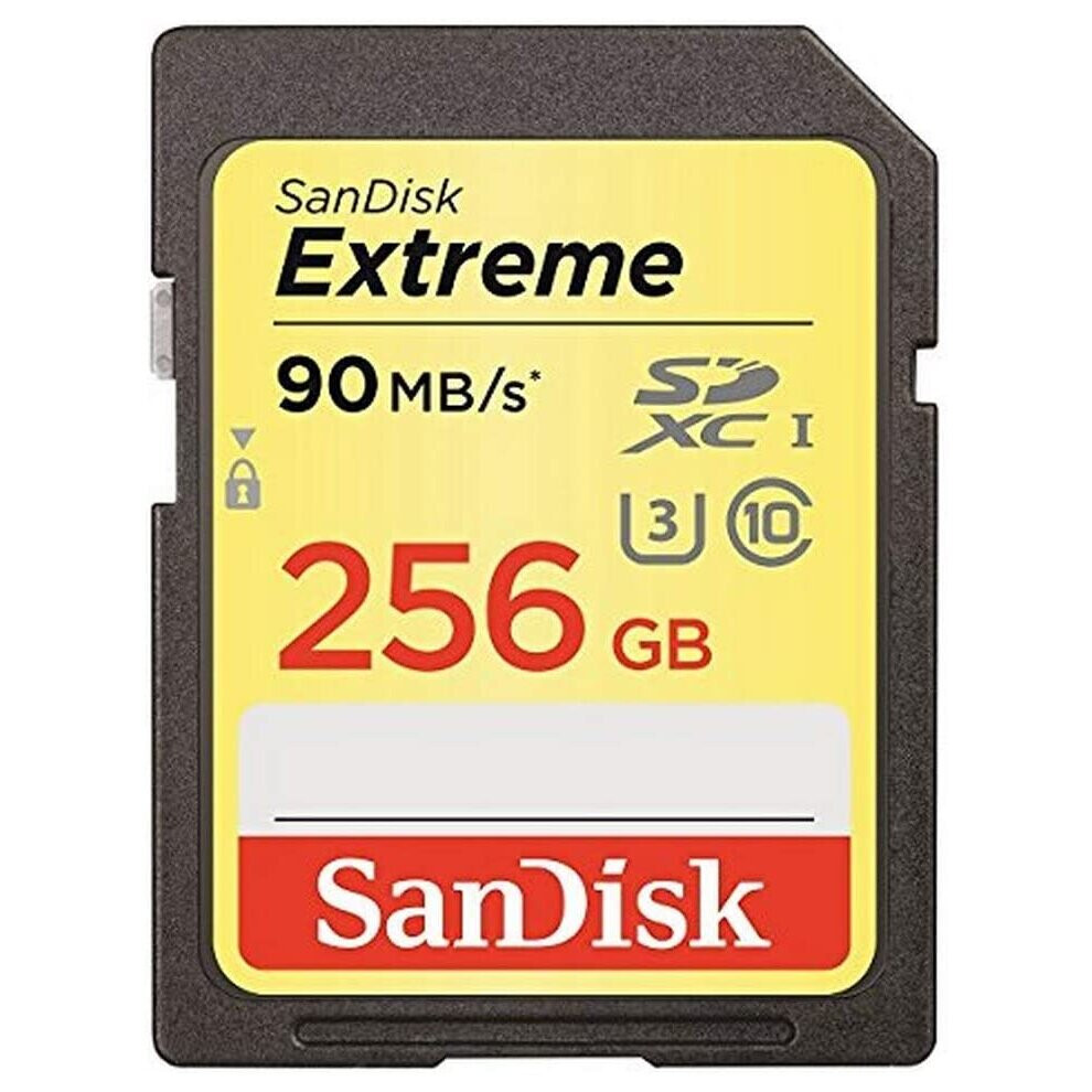 SanDisk Extreme 256GB SDXC UHS-I Card (SDSDXNF-256G-GNCIN) [Old Version]