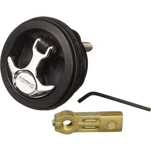 Perko 1092DP3BLK Flush Latch - Black