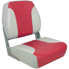 Springfield 1040655 Economy Folding Seat - Gray/Red