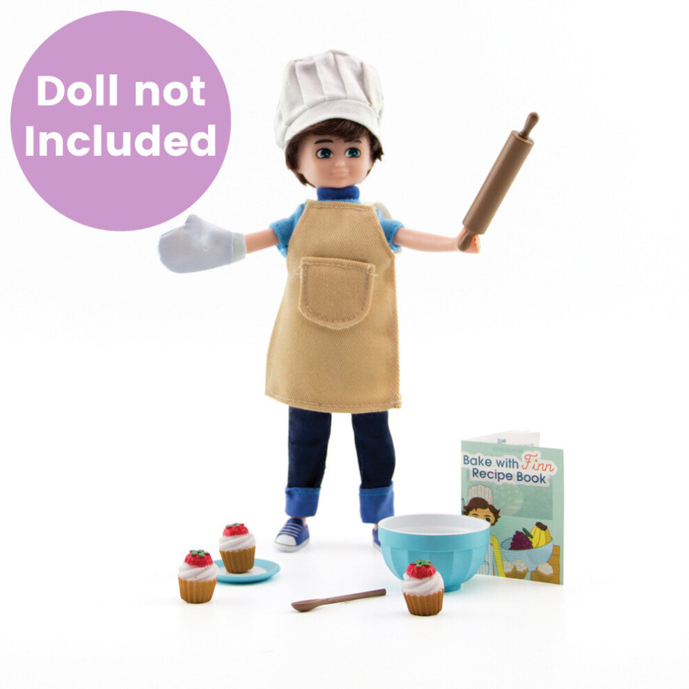 Lottie Doll Finn Cake Bake Doll Clothes Accessory Set