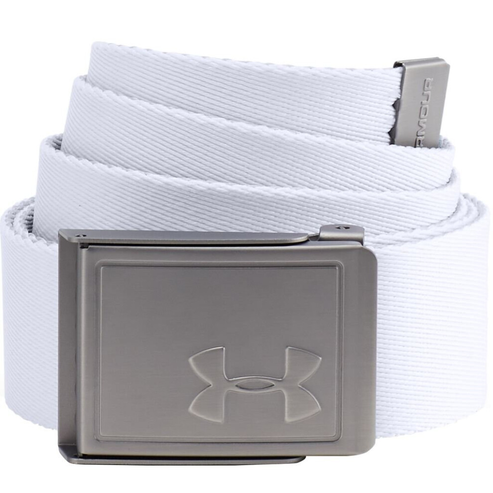 (OneSize) Under Armour Mens Reversible Webbing Belt 2.0 Cut To Fit