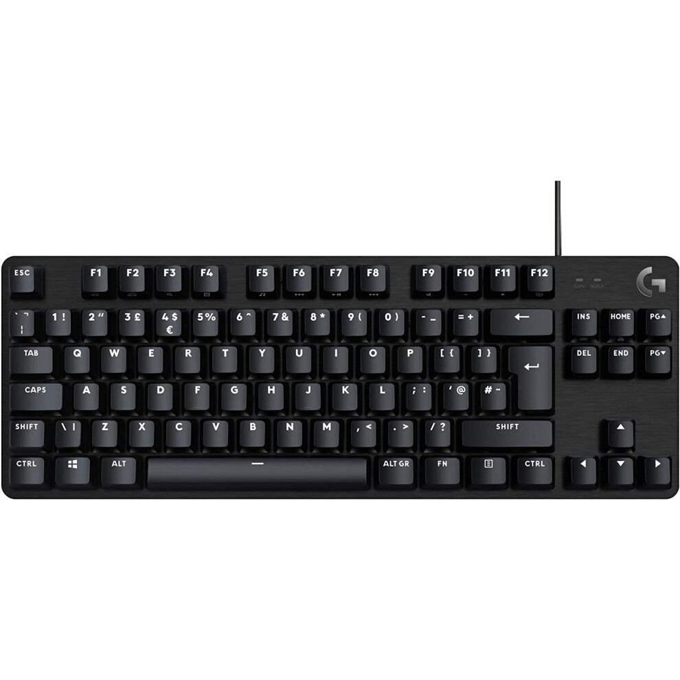 Logitech G413 TKL SE Mechanical Gaming Keyboard - Compact Backlit Keyboard with Tactile Mechanical Switches, Anti-Ghosting,...