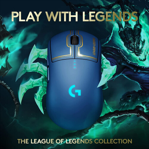 Logitech Logitech G PRO Wireless Gaming Mouse - LIGHTSPEED, HERO 25K Sensor, 25,600 DPI, RGB, 4 - 8 Programmable Buttons, Ambidextrous,... 1