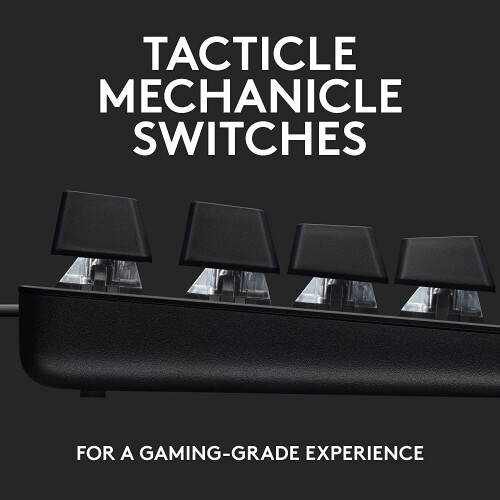 Logitech Logitech G413 TKL SE Mechanical Gaming Keyboard - Compact Backlit Keyboard with Tactile Mechanical Switches, Anti-Ghosting,... 1