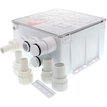 Rule Shower Drain Box w/Pump (Option: 24V, 800 GPH)
