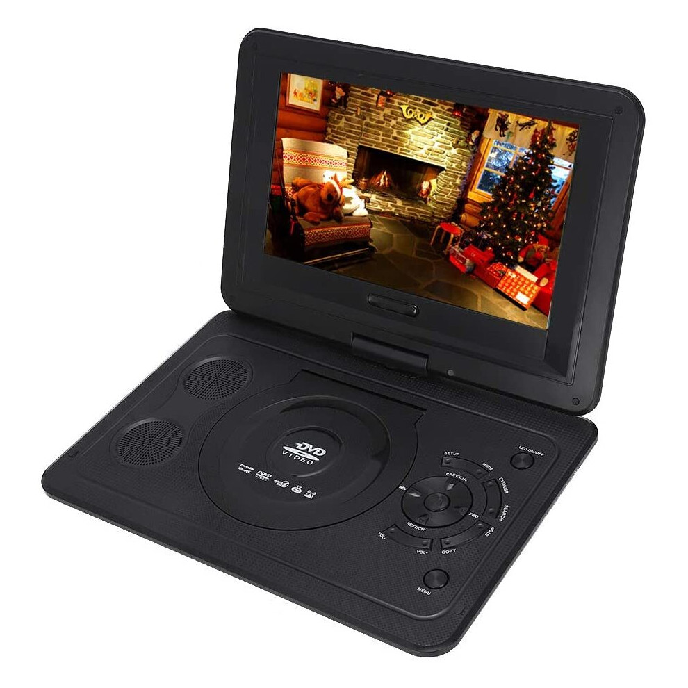 10.1inch Portable DVD Player, Mini 270 Swivel 800*480 LCD Screen DVD/CD/TV/Game Media Car DVD Player,Support AV Output/AV...